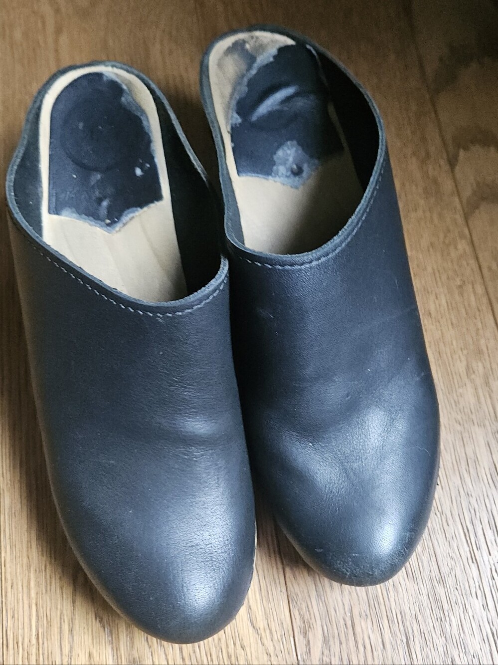 No.6 School Clogs on Wedge Black Leather | EU 39 - Picture 3 of 10